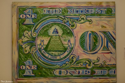 back of one dollar bill